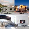 SYLVOX 24 inch RV TV;  12 Volt TV DC Powered 1080P FHD Television Built in ATSC Tuner;  FM Radio;  DVD;  with HDMI/USB/VGA Input;  TV for Motorhome;
