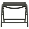 3 Piece Patio Lounge Set Textilene and Aluminum Black
